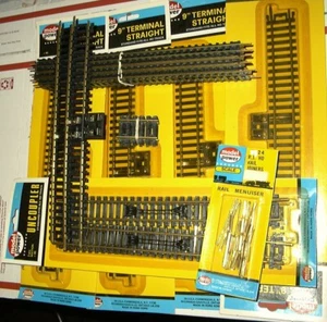 HO SCALE MODEL POWER TRAIN BRASS TRACK PACK COMPATIBLE WITH ATLAS & BACHMANN NEW - Picture 1 of 1