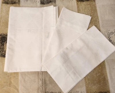 NUEVA funda nórdica blanca europea vintage sin usar con 2 fundas de almohada Euro Foto 1 de 4