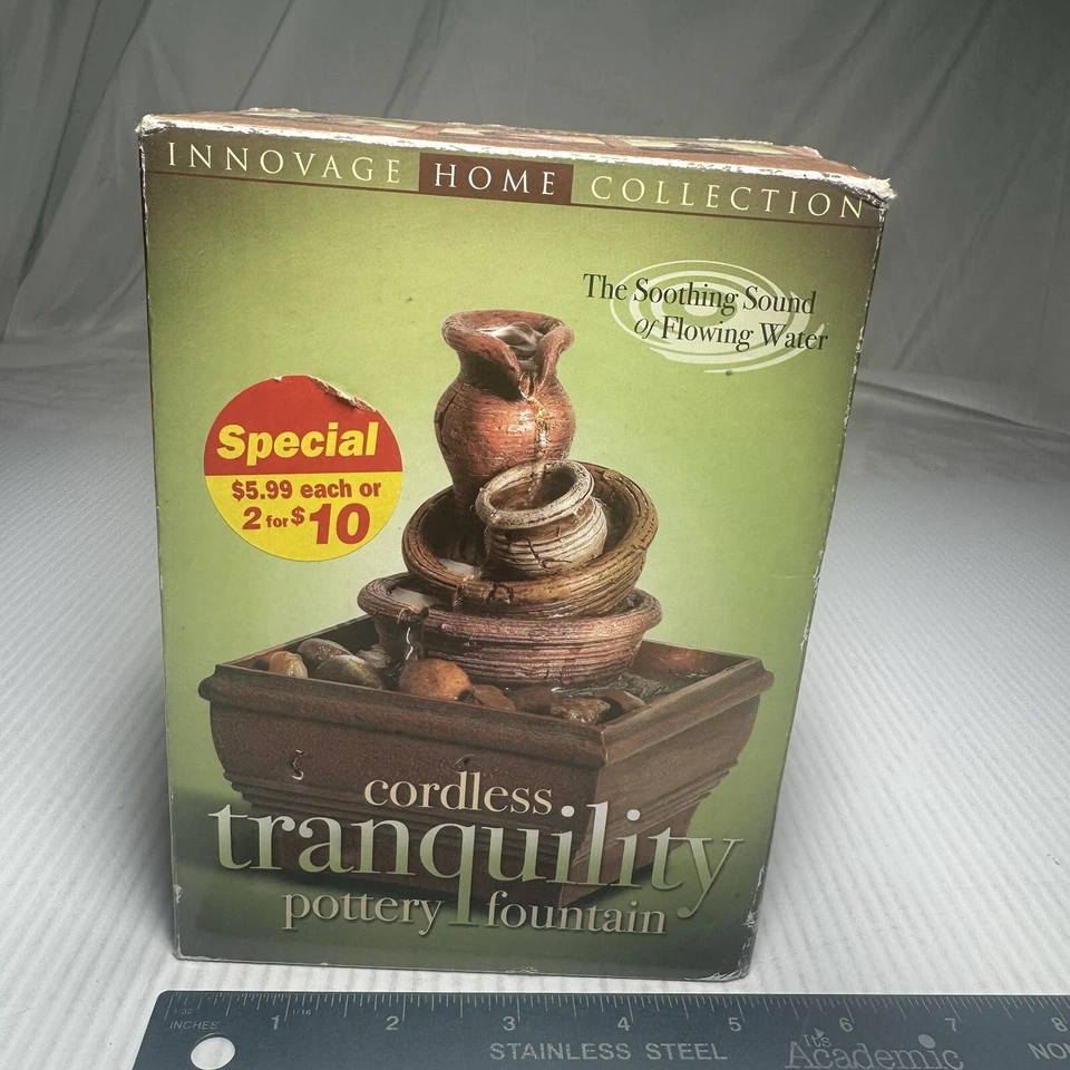 Fuente de cerámica inalámbrica Tranquility Innovage Home Collection Foto 1 de 4