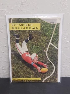 1960 Pittsburgh vs. Oklahoma Sooners Football Program 138134 - Picture 1 of 4