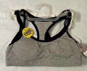 Girls Set of 3 Fruit of the Loom Sports Bras w/FREE Removable Pads: 28 #FT665 - Picture 1 of 4