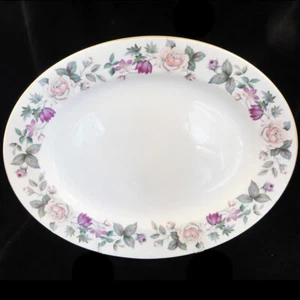 ROYAL GRAFTON FRAGRANCE Oval Platter 15.75" NEW NEVER USED made in England - Picture 1 of 2