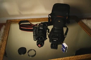 Used camera EOS Canon 6d + lens Sigma 35mm art 1.4 canon black - Picture 1 of 12