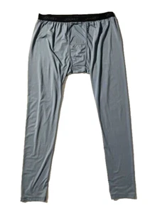 JOCKEY Mens Thermals Blue Long Johns Underwear Microfiber Base Layer Pants sz XL - Picture 1 of 11
