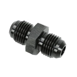 Adaptador de montaje de extremo de manguera acampanada de 6AN a 6AN macho a macho para sistemas de combustible/aceite - Imagen 1 de 6