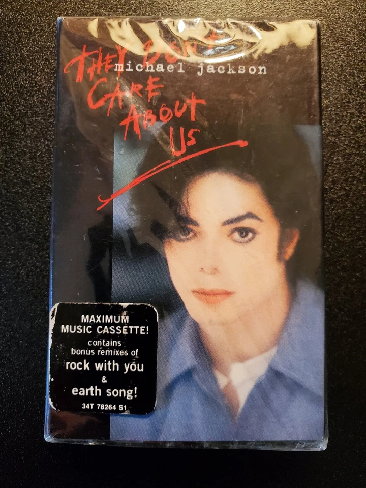 Michael Jackson They Don't Care About Us (Cassette) Single New Sealed NEW - Image 1 of 4