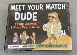 The Big Lebowski Meet Your Match Dude Puzzle Game Coasters Adult One Player, #90 - Picture 1 of 2