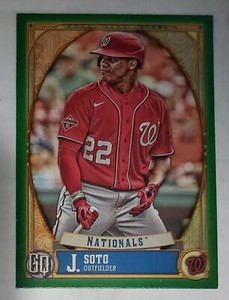 2021 Topps Gypsy Queen Green Juan Soto Washington Nationals #54