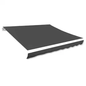 Awning Top Sunshade Canvas Replacement Roof Anthracite 300x250cm - Picture 1 of 5