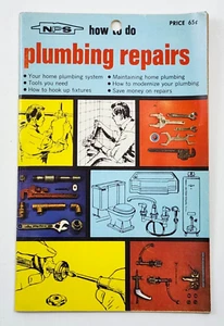 NPS National Plan Service How To Do Plumbing Repairs Vintage Booklet 1972 - Picture 1 of 4