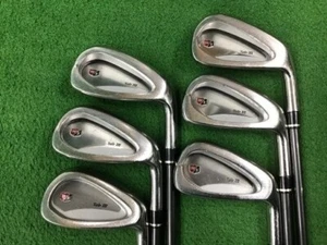 Wilson staff Tab III Irons #5-9,Pw(6Clubs)/TAPER FLEX SHAFT/Flex:Regular - Picture 1 of 5