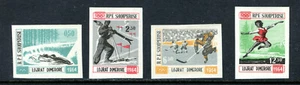 ALBANIA 706-09, JUEGOS OLÍMPICOS 1963, IMPERF, MONTADO SIN MONTAR O NUNCA MONTADO (ALB121) - Imagen 1 de 1