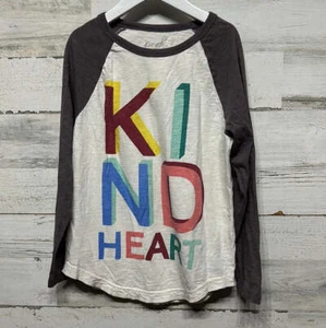 Girls Size Medium (Size 8) Peek Girls Kind Heart Shirt - Good Used Condition - Picture 1 of 3