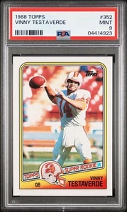 1988 Topps #352 Vinny Testaverde RC PSA 9 MINT - Picture 1 of 3