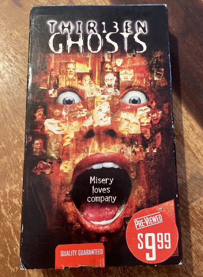 Thir13en Ghosts (VHS, 2002) Tony Shalhoub, Shannon Elizabeth, Matthew Lillard - Image 1 of 1