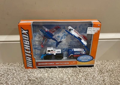 Matchbox MISSION FORCE Arctic Crew Vehicle Set NIB TUCKER SNO-CAT - Image 1 of 4