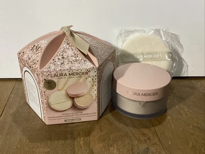 Laura Mercier Divinely Flawless Loose Setting Powder – Translucent – 1oz – NEW - Image 1 of 3