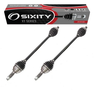 2 pc Sixity XT Rear Left Right Axles for Can-Am Maverick X3 Max rs Turbo R X we - Image 1 of 4