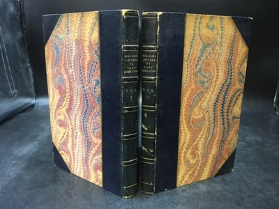 1814 The Letters of Lord Nelson to Lady Hamilton (Vol. I & II) Macdonald & Son Foto 1 de 4