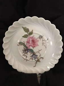 Haviland Limoges Saucer Pie Plate Edges Vintage Cottage Core Made in France - Picture 1 of 5