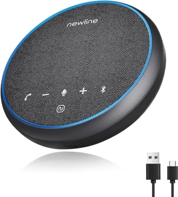 Bluetooth Lautsprecherbox Tragbar Konferenz Mikrofon USB C Für PC Skype - Bild 1 von 4