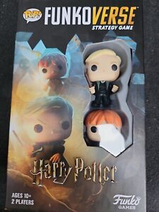 Funko Pop! Funkoverse Harry Potter Strategy Game Draco Malfoy and Ron Weasley