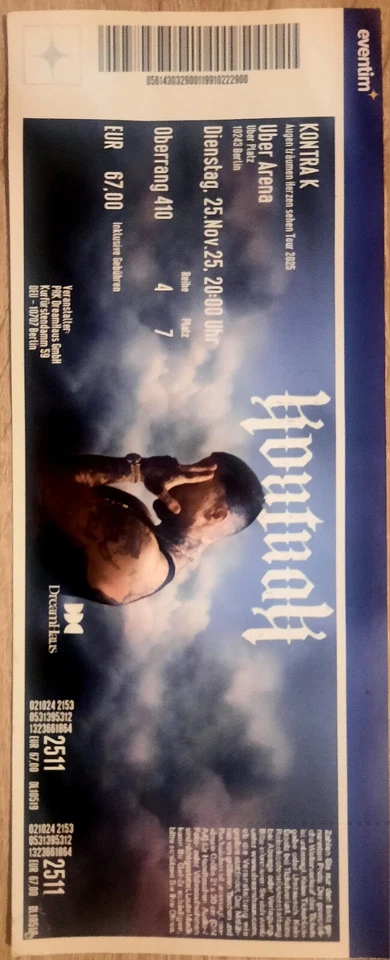 kontra k tickets - Bild 1 von 1