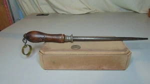 CUCHILLO AFILADOR MANGO DE MADERA LAMSON & GOODNOW MFG CO DE ACERO FUNDIDO DE COLECCIÓN - Imagen 1 de 11
