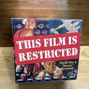 This Film is Restricted: World War II Secrets Revealed Box Set 7-VHS Tapes New - Picture 1 of 7