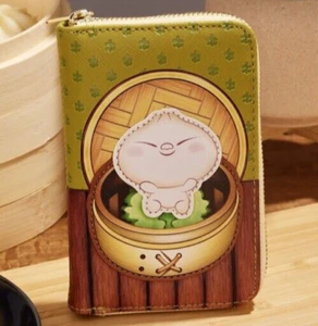 Nuevo con etiquetas Pantalones Cortos Loungefly Disney Pixar Bao Dumpling Figura Vapor Cremallera Alrededor Cartera - Imagen 1 de 6