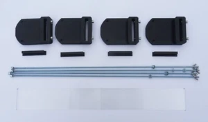 Kit gratuito de bisel BBJ SimRacing para pantallas de monitores triples de 32