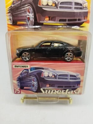 Dodge Charger R/T #75 2006 Matchbox Superfast negro Foto 1 de 4