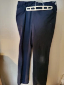 aramark Mens Work Pants 34 X 34 Blue Cotton 4 Pockets - Picture 1 of 24