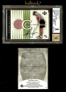 2004 UD SP Authentic Golf BUYBACK Auto KARRIE WEBB #02/13 BGS 8 /10 *2410 - Picture 1 of 2