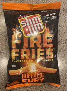 Discontinued Slim Jim Fire Fries Buffalo Fury Potato Snacks 2.75oz - Picture 1 of 3