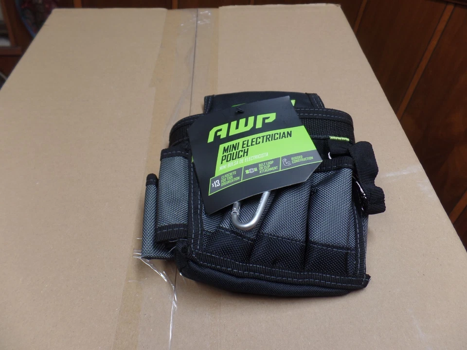 AWP HP ELECTRICIAN POUCH NEW WITH TAGS,WITH BELT CLIP & BELT LOOP  - Image 1 of 1