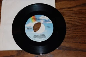 CONWAY TWITTY VINYL 45 FIT TO BE TIED DOWN B/W WHEN YOU'RE COOL UNPLAYED - Picture 1 of 2