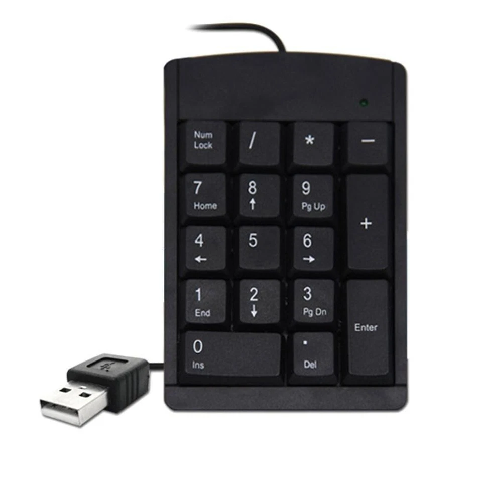 USB 17 keys Numeric Number Num Pad Keypad Keyboard for Laptop Notebook US Seller - Image 1 of 1