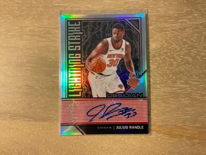 2019-20 Panini Obsidian Julius Randle Lightning Strike Red Auto 2/5 SSP Knicks - Bild 1 von 2