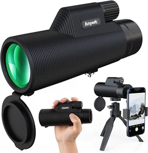 12X42 Monocular Telescope with Smartphone Holder and Tripod - Picture 1 of 8