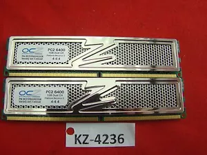 2 GB (2 x 1GB) DDR2-RAM PC2-6400U CL4 Platinum Revision 2 'OCZ OCZ2P800R22GK' - Picture 1 of 2