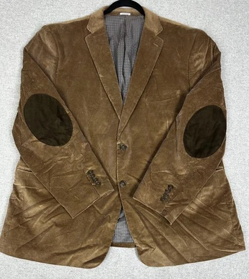 Abrigo deportivo Saddlebred para hombre 50R marrón Heritage pana parche en el codo dos botones Foto 1 de 4