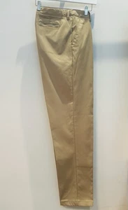Boy Sz 20 LANDS END Iron Knee ACTIVE PERFORMANCE CHINO Khaki Pant SCHOOL UNIFORM - Picture 1 of 7