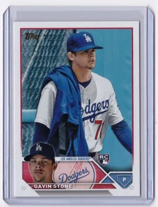 Gavin Stone GOLDEN MIRROR SSP ROOKIE RC 2023 Actualización Topps #US70 Dodgers - Imagen 1 de 3