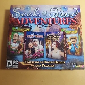 Seek And Find Adventures Pc DVD-ROM Video Game E-Everyone 4 -Game   - Picture 1 of 5
