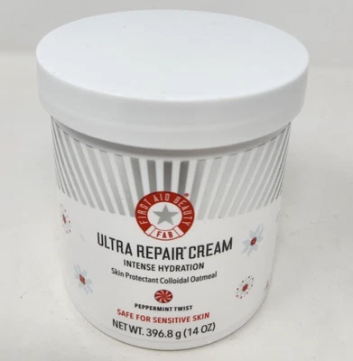 Crema reparadora First Aid Beauty Ultra aroma menta 14 oz sellada EX 7/26 Foto 1 de 4
