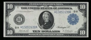 SC 1914 $10 FRN St. Louis, MO Lightly Circulated Blue Seal (438A) - Picture 1 of 2