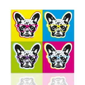 Bouledogue Pop Art - Foto 1 di 8