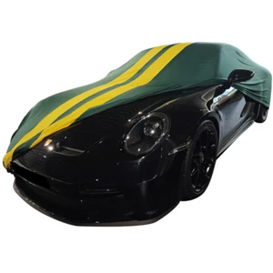 Copriauto da interno adatto per Porsche 911 (992) Cabrio Copertura Green with - Foto 1 di 10