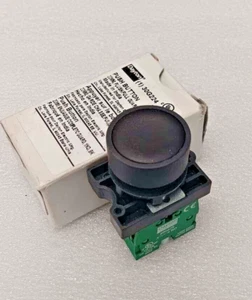Dayton 30G224 Non-Illuminated Push Button, 22 Mm, 1No, Black - Picture 1 of 4